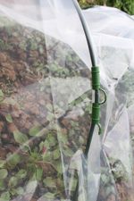 Clips Strend Pro, for film attachment, for hotbeds, for foil tunnels, green, 8 mm, pack. 8 pcs