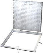 Manhole cover MC60, 600x600 mm, galvanized, max. 150 kg