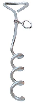 Stake TATRAPET BENNY, for dogs, screw-in, metal, 8mm, 41cm