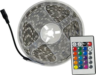 Svietidlo Strend Pro, svetelný LED pas, LED, RGB, 24W, farebný