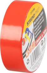 Szalag Strend Pro, 19 mm, H-10 m, max. 80°C, 40,0 kV/mm, piros, szigetelő, ragasztó, PVC, csomag 10
