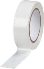 Páska Strend Pro, 19 mm, L-10 m, max. 80°C, 40,0 kV/mm, biela, izolačná, lepiaca, PVC, bal. 10 ks