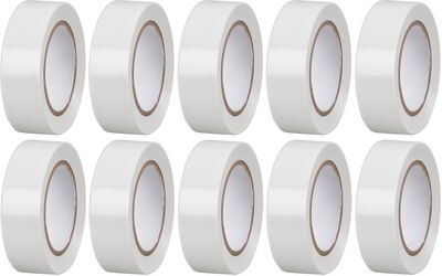 Páska Strend Pro, 19 mm, L-10 m, max. 80°C, 600V, biela, izolačná, lepiaca, PVC, bal. 10 ks