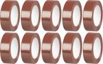 Szalag Strend Pro, 19 mm, H-10 m, max. 80°C, 40,0 kV/mm, barna, szigetelő, ragasztó, PVC, csomag 10