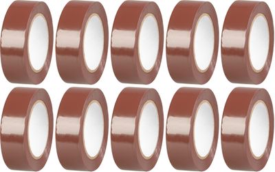 Páska Strend Pro, 19 mm, L-10 m, max. 80°C, 600V, hnedá, izolačná, lepiaca, PVC, bal. 10 ks