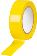 Szalag Strend Pro, 19 mm, H-10 m, max. 80°C, 40,0 kV/mm, sárga, szigetelő, ragasztó, PVC, csomag 10