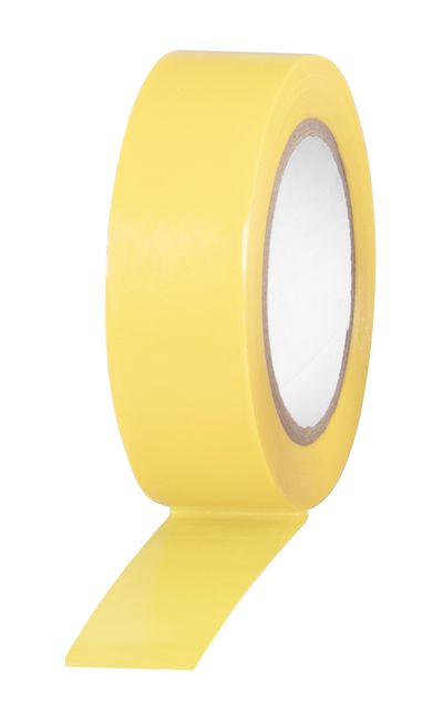 Páska Strend Pro, 19 mm, L-10 m, max. 80°C, 600V, žltá, izolačná, lepiaca, PVC, bal. 10 ks