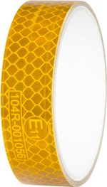 Páska Strend Pro, 25 mm, L-2 m, žltá, reflexná