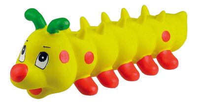 Játék PET EXPERT, kutyának, hernyó, hanggal, latex, 26 cm