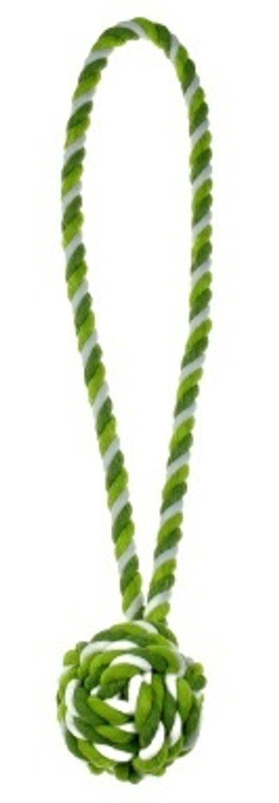 Játék PET EXPERT, kutyának, csomós kötélhúzó, 38 cm