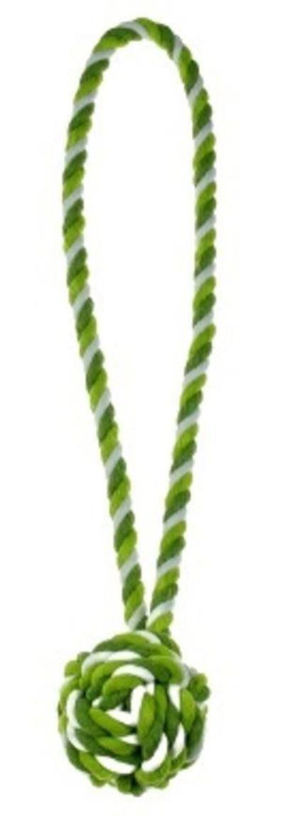 Hračka PET EXPERT, pre psa, špagátové preťahovadlo s uzlom, 38 cm