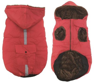 Vesta PET EXPERT WALKY pre psa, reflexná, s kapucňou, zateplená, 80 cm