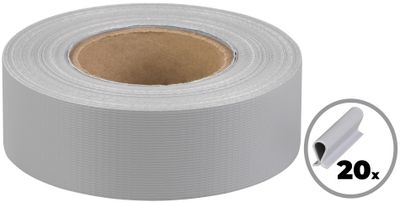 Tape Strend Pro EUROSTANDARD, 47.5 mm, L-35 m, shading, gray, covering, for fence panels, with 20 cl