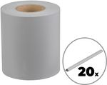 Tape Strend Pro EUROSTANDARD, 190 mm, L-26 m, shading, grey, covering, for fence panels, 1050 g/m2,