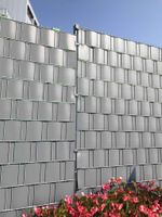 Páska Strend Pro EUROSTANDARD, 190 mm, L-26 m, tieniaca, sivá, krycia, na plotové panely, 1050 g/m2, PVC, RAL7040