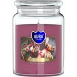 Sviečky AURA, v skle, varené víno, 100h, 500g