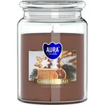 Sviečky AURA, v skle, perníkové pečivo, 100h, 500g