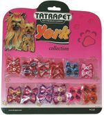 Mašle TATRAPET YORK Collection, pre psov a mačky, ozdobné, 2X3 cm, bal. 24ks