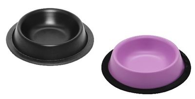 TATRAPET macskatál, rozsdamentes acél, csúszásmentes, vegyes minták, 0,22 l, 11cm, 2 db-os csomag