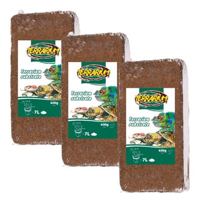 TATRAPET terráriumtalaj, Terrarium kókuszrost, 3x600g