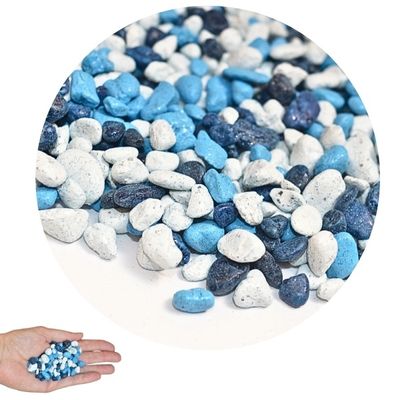 Akváriumi kavics TATRAPET Kék lagúna, dekorációs, 4-8 mm, 5 kg