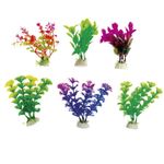 Akváriová rastlina TATRAPET, umelá dekorácia, so záťažou, 10-12cm, mix dizajnov