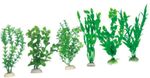 Akváriová rastlina TATRAPET, umelá dekorácia, so záťažou,15-20cm, mix dizajnov