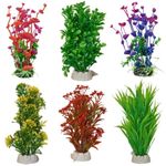Akváriová rastlina TATRAPET, umelá dekorácia, so záťažou,16-20cm, mix dizajnov