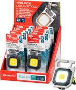 Svietidlo Strend Pro Worklight ZW120402, prívesok, LED 1100 lm, magnet, s klipsou, USB nabíjanie, Sellbox 10 ks