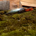 Kés Strend Pro XL121901, 210 mm, összecsukható LED lámpával, Sellbox 12 db