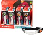 Wristband Strend Pro LB1204, LED, 2xCR2032, 185x35x15 mm, elastic, Sellbox 16 pcs