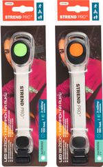 Wristband Strend Pro LB1204, LED, 2xCR2032, 185x35x15 mm, elastic, Sellbox 16 pcs