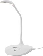 Lámpa Strend Pro, asztali, LED, fényerősség választás, USB, 2 W, fehér