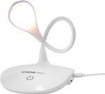Lámpa Strend Pro, asztali, LED, fényerősség választás, USB, 2 W, fehér