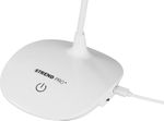Lámpa Strend Pro, asztali, LED, fényerősség választás, USB, 2 W, fehér