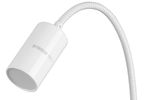 Lámpa Strend Pro, asztali, csíptethető, alumínium, fehér, USB, 41 cm