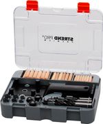 Set Strend Pro Premium, for drilling holes for dowel joints, for carpenters, 83 pcs