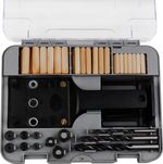 Set Strend Pro Premium, for drilling holes for dowel joints, for carpenters, 83 pcs