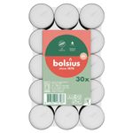 Candle Bolsius, tealight, 6 hours, white, pack of 30 pcs
