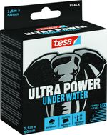 Tape tesa® Ultra Power Under Water, repair, waterproof, black, 50 mm, L-1.5 m