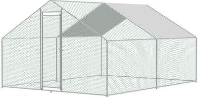 Chicken coop Strend Pro, for poultry, aviary, cage, with roof, 3x4x2 m