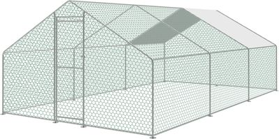 Chicken coop Strend Pro, for poultry, aviary, cage, with roof, 3x6x2 m