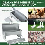 Feeder Strend Pro, for poultry, automatic, treadle, max. 5 kg