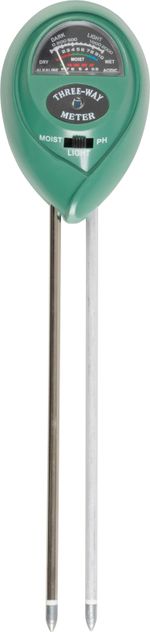 Mérő Strend Pro 3v1, talajtulajdonságok, PH, nedvesség, fényintenzitás, 26x6x4 mm, teszter