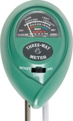Tester Strend Pro 3in1, soil properties, pH, moisture, light intensity, 26x6x4 mm