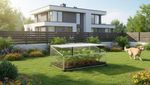 Cold Frame Strend Pro Greenhouse, Alu, PC, 100x60x40/30 cm