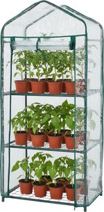 Palántázó Strend Pro Greenhouse, fólia, 598x390x1260 mm, fóliasátor