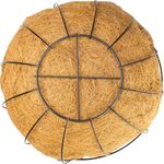 Holder Strend Pro, for pot, steel/coconut, hanging, with chain and hook, 40 cm