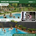 Tkanina tieniaca POPULAR.NET 1,8x25 m, HDPE, UV, 150 g/m2, 90% antracit