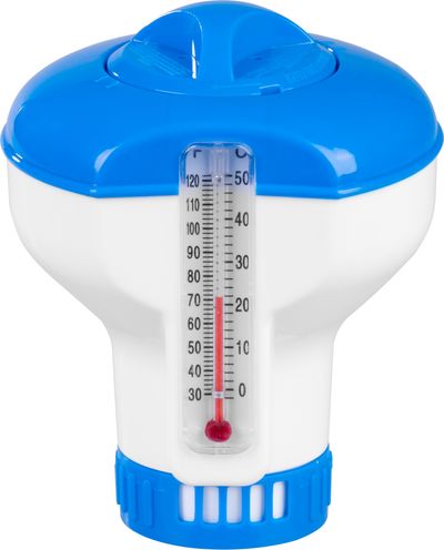 Adagoló Strend Pro Pool, 1,5" tablettákhoz, hőmérővel, medencébe